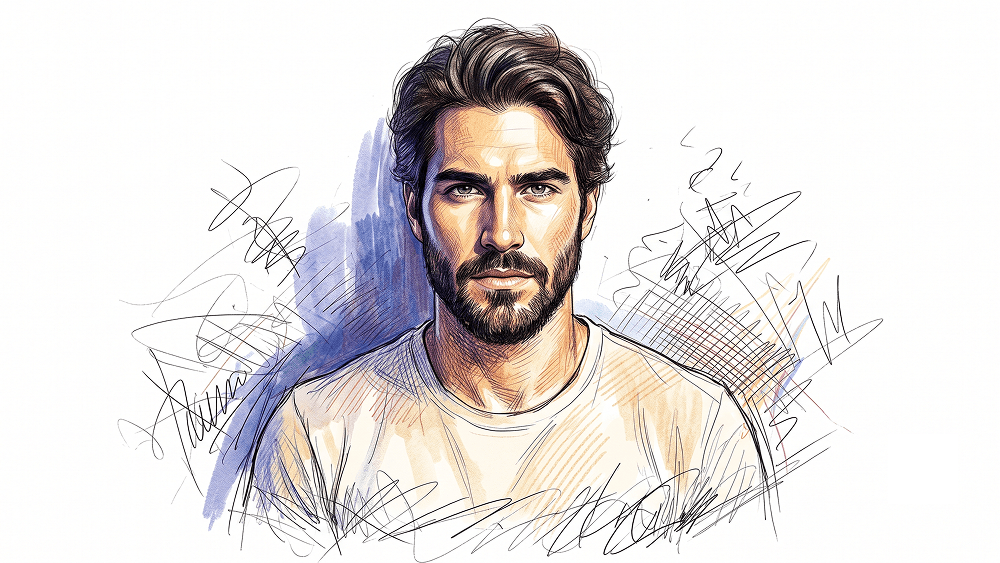 Fine Art Illustration with Colored Pencil and Ink Texture Prompt - Gemini Prompt