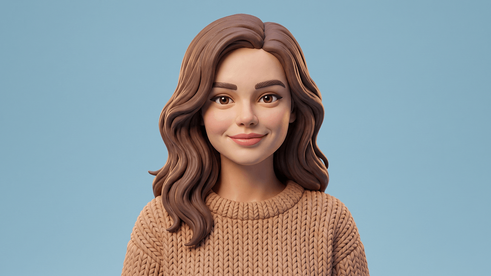 Prompt zur Erstellung eines 3D-Avatars mit Tontextur - Gemini Prompt