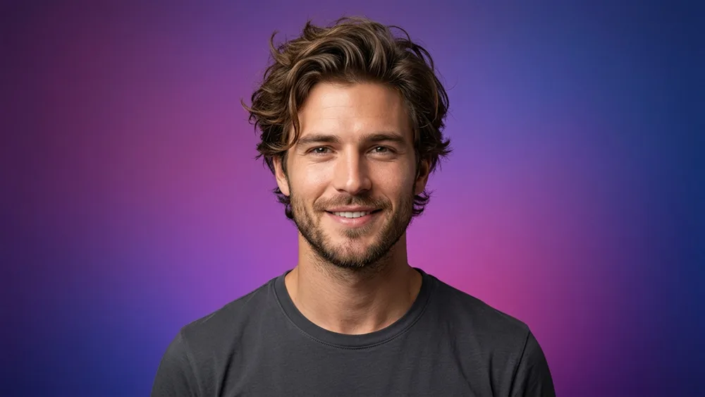 Vibrant Colorful Profile Portrait From Your Photo Prompt - Gemini Prompt