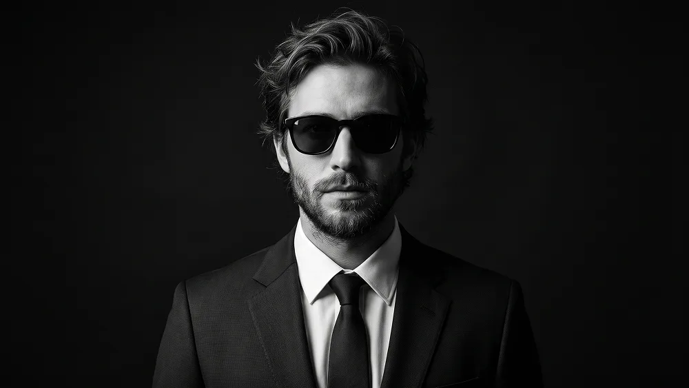 Dark Luxury Portrait Prompt for Black and White Style - Nano Banana 2 Prompt