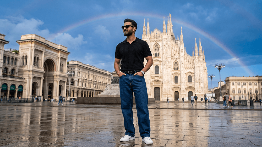 Duomo di Milano'da Ultra Gerçekçi Seyahat Fotoğrafı AI Promptu - Gemini Prompt