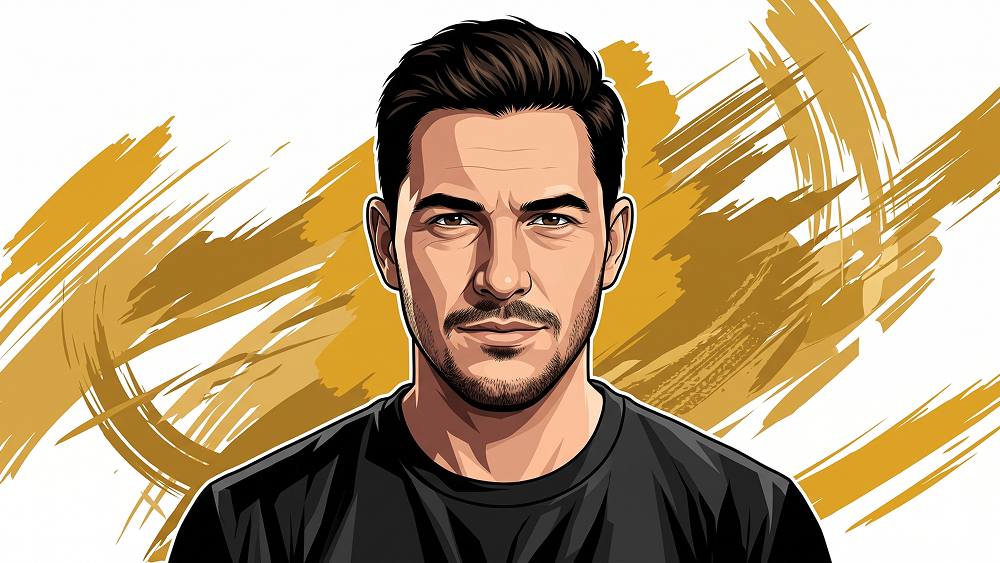 High-Contrast Cell-Shaded Vector Portrait Prompt - Gemini Prompt