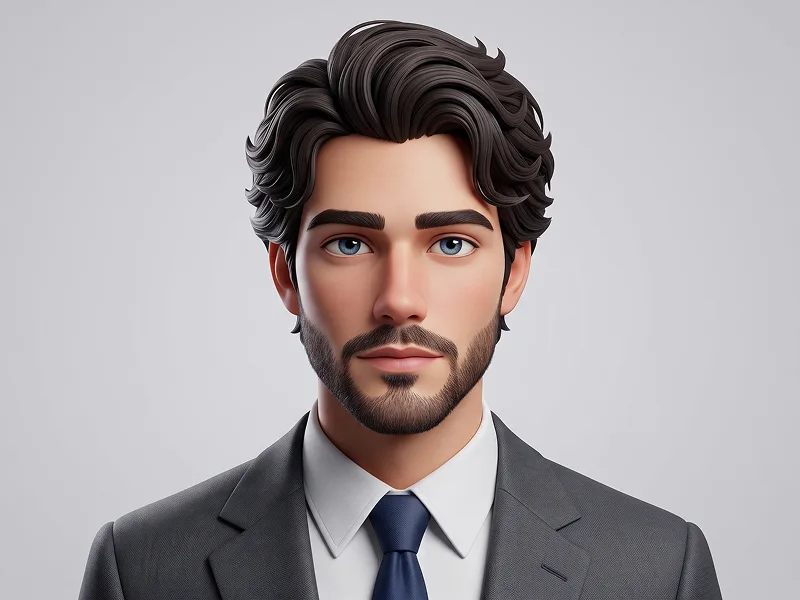 Ritratto Avatar 3D Executive Corporate da Foto Prompt - Gemini Prompt