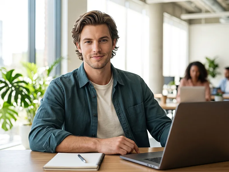 Modern Workplace Personal Branding Portrait Prompt - Gemini Prompt