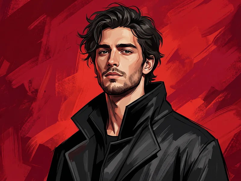Avant-Garde Fashion Portrait Prompt with Red Editorial Art - Nano Banana 2 Prompt