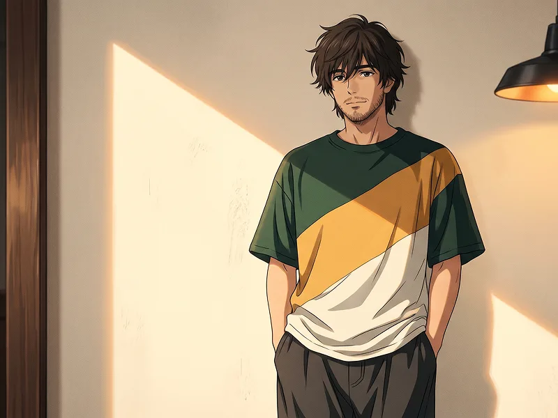 Retro Anime Portrait from Photo Prompt – Golden Streetwear - Nano Banana 2 Prompt