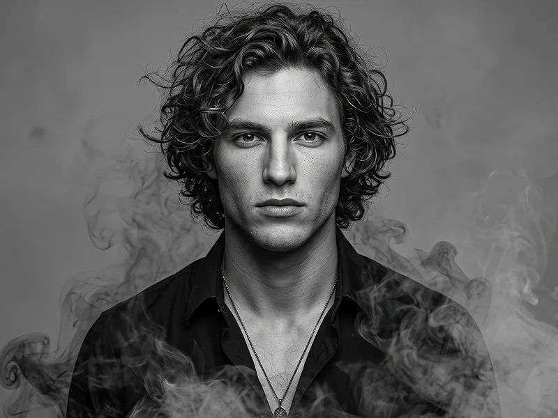 Smoke Dissolve Fine-Art Portrait from Photo Prompt - Gemini Prompt