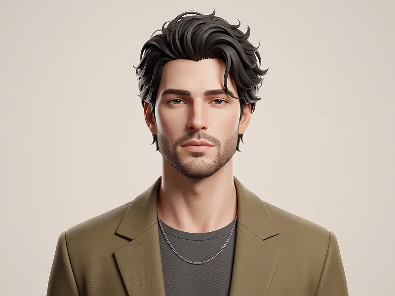 Soft Neutral 3D Fashion Avatar With Sculpted Hair Prompt - Google Banana Pro Prompt