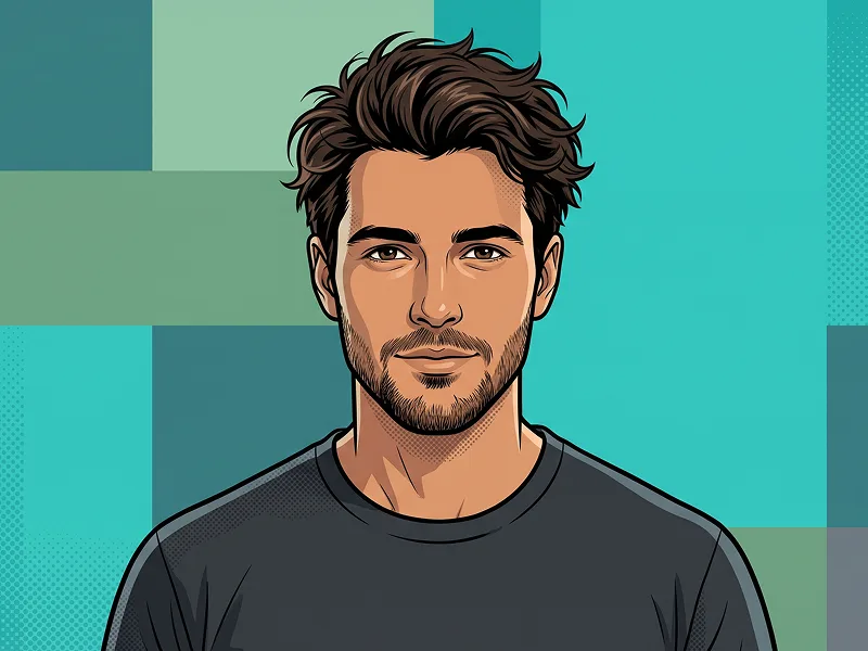Graphic Vector Comic Editorial Avatar Prompt - Gemini Prompt