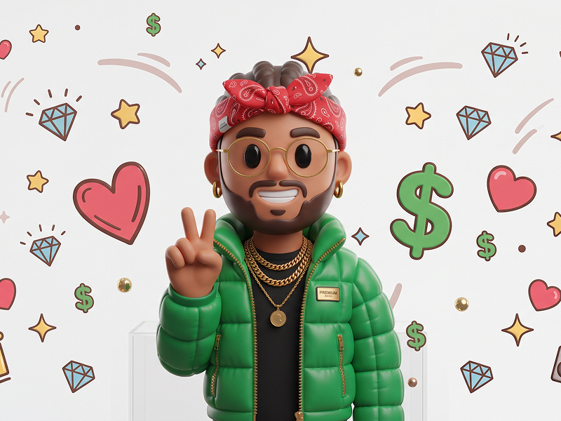 3D Kawaii Pop Art Street Fashion Avatar Prompt - Gemini Prompt