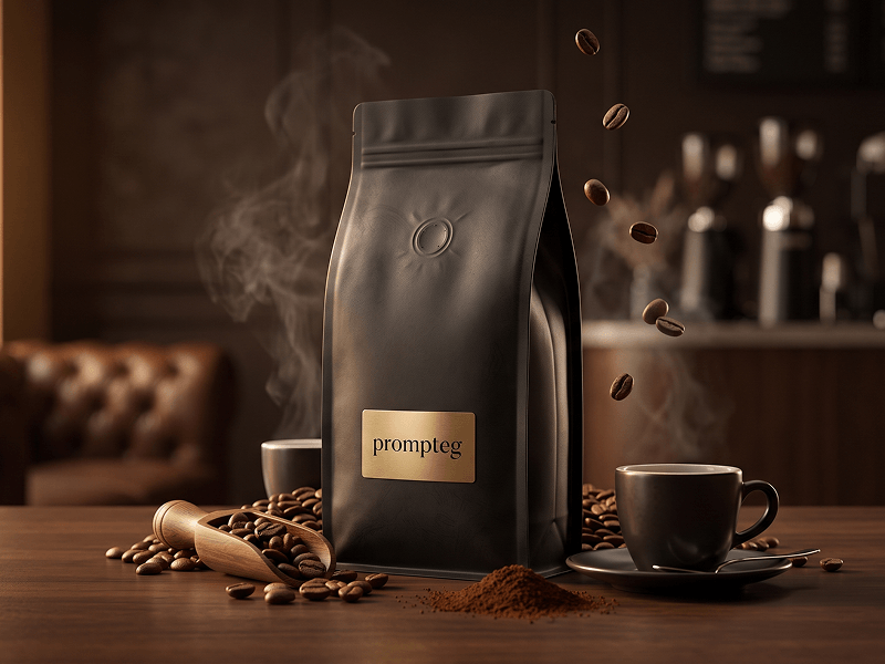 Coffee Product Advertisement Image Creation Prompt - Gemini Prompt