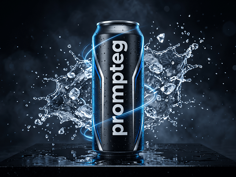 Professional Energy Drink Product Advertisement Prompt - Gemini Prompt