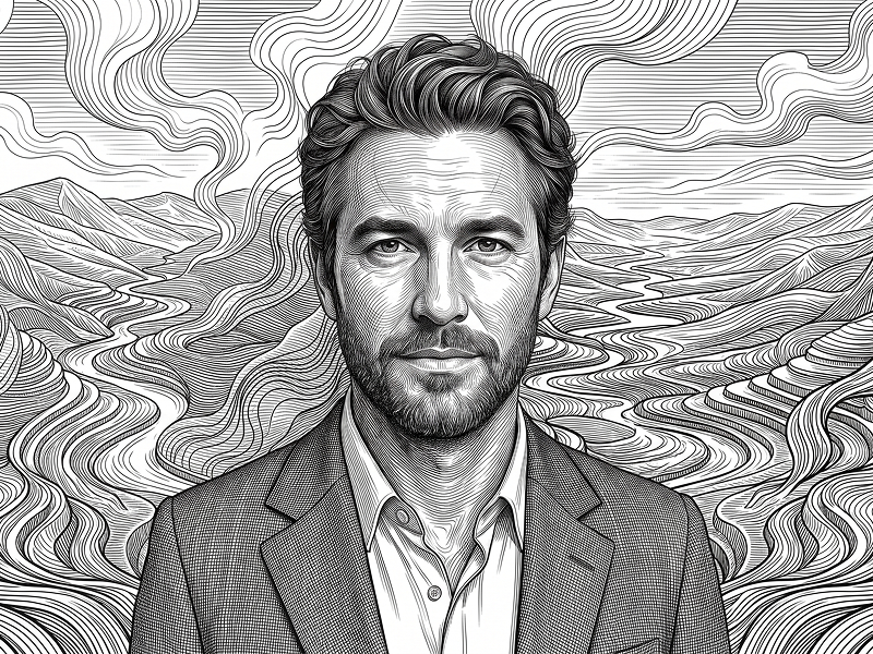 Luxury Black and White Editorial Illustration in Engraving Style Prompt - Gemini Prompt