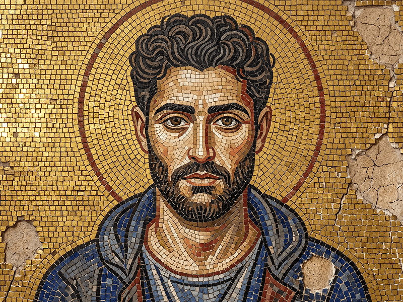 Historical Byzantine Mosaic Portrait Generation Prompt - Gemini Prompt
