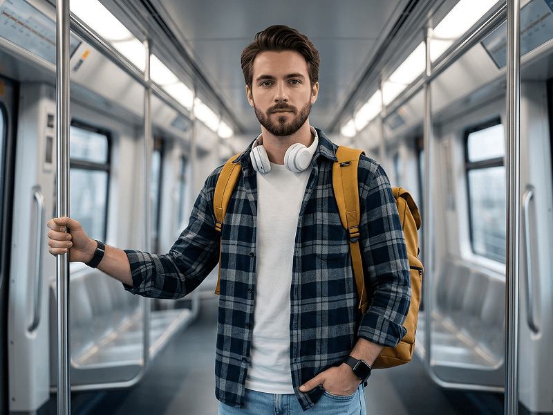 Realistic Subway Portrait Generation Prompt - Gemini Prompt