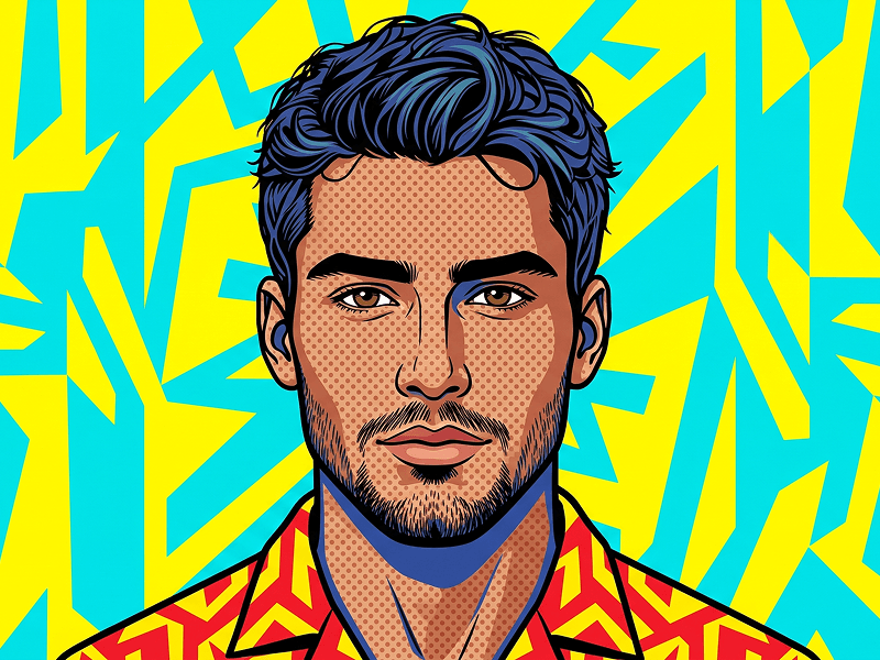 Retro Çizgi Roman Stilinde Kişiselleştirilmiş Pop Art Portre Promptu - Gemini Prompt