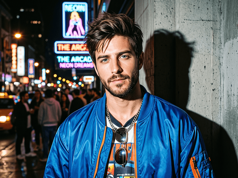 Y2K Direct Flash Night-Out Portrait with a Paparazzi Aesthetic Prompt - Gemini Prompt