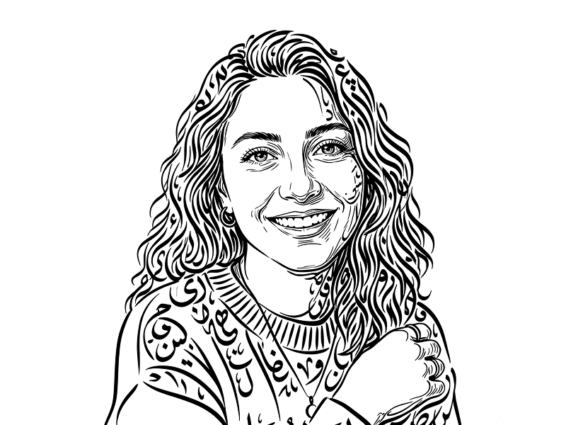 Luxury Arabic Calligraphy Portrait Prompt - Gemini Prompt