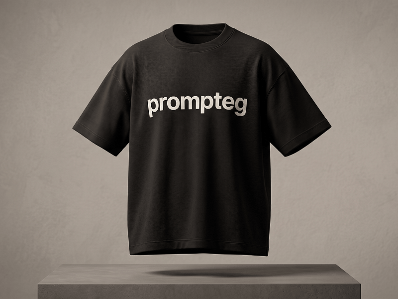 Ultra-Realistic T-Shirt Mockup and Advertisement Image AI Prompt for E-Commerce - Gemini Prompt