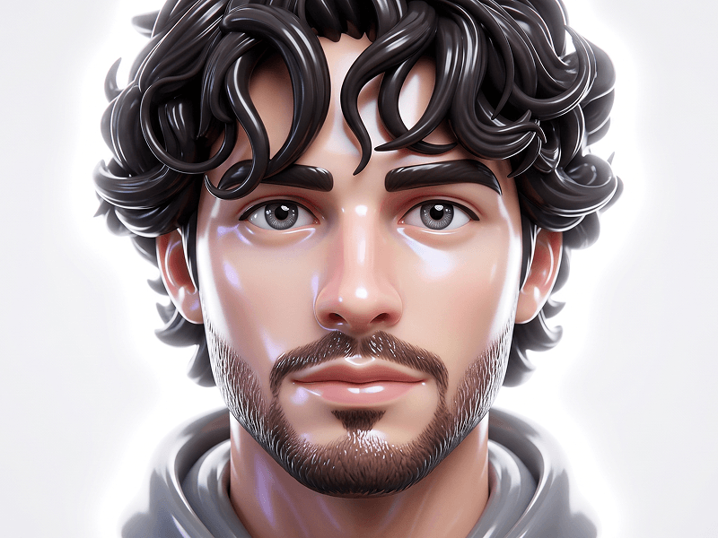 Glossy 3D Vinyl Collectible Figure Face Portrait Prompt - Gemini Prompt