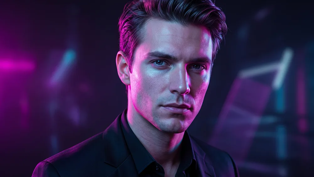 Ultra-realistisches Neon-Porträt aus Foto Prompt - Gemini Prompt
